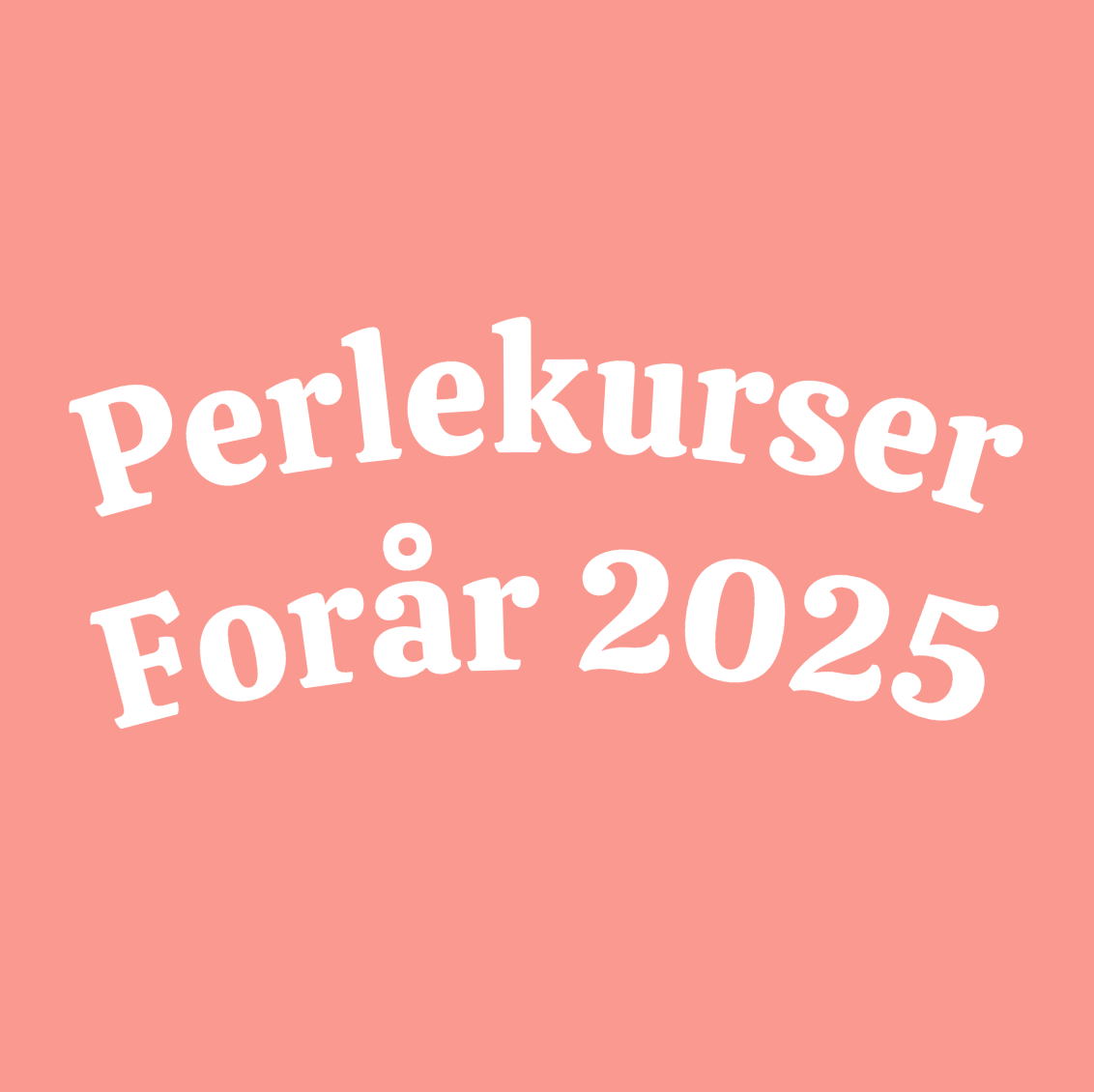 Kurser forår 2025