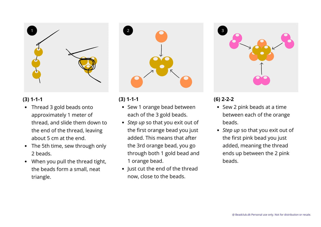 Beaded berry earings pattern (orange, cherry, raspberry, lemon) - earrings, bracelet and necklace - VERY easy visual step-by-step PDF-file