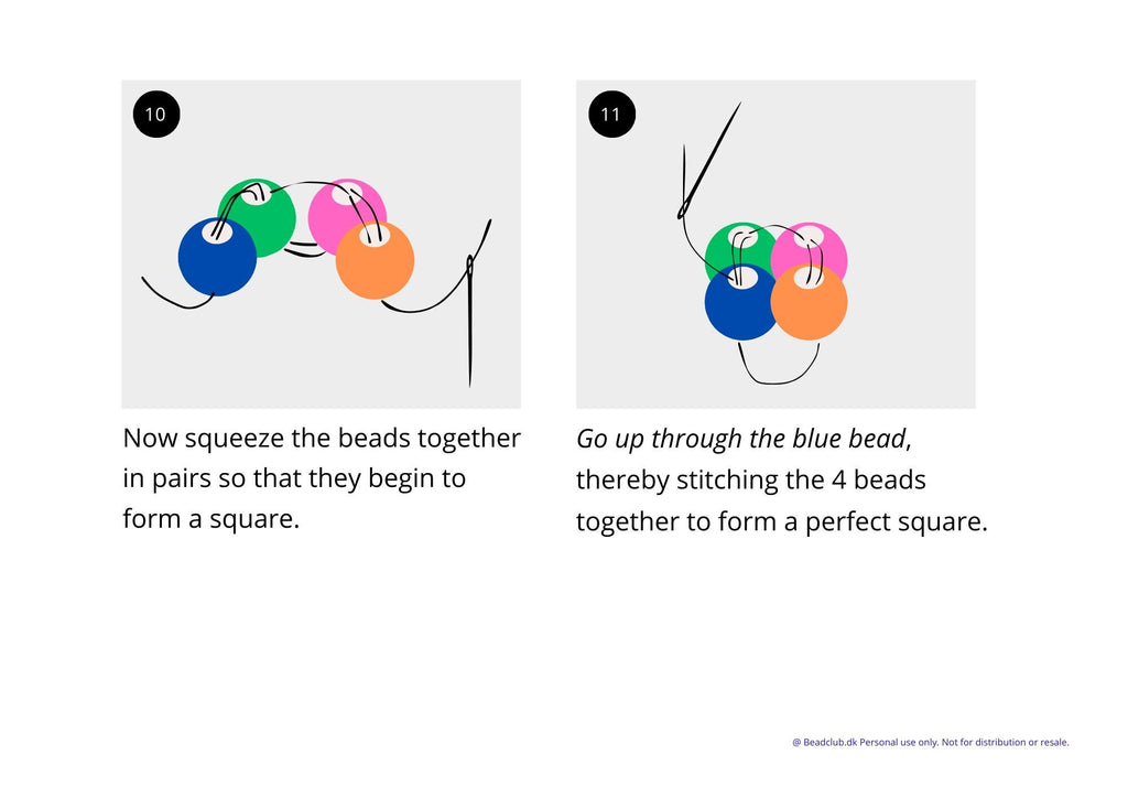 Beaded banana pattern and tutorial using Miyuki seedbeads 11/0